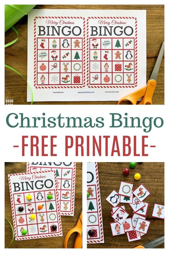 Free Holiday Bingo Cards