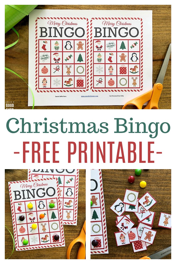 Christmas Bingo Free Bingo Cards Printable Grace And Good Eats