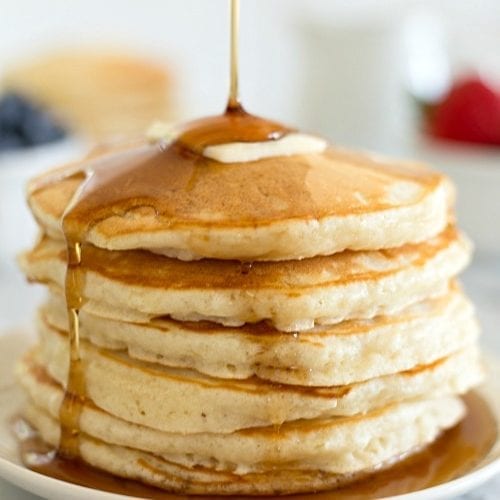 Best Ever Homemade Pancakes 500x500 