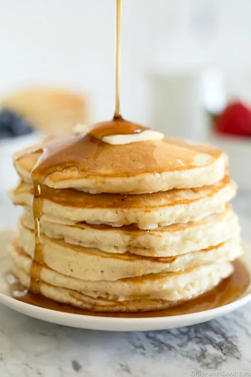 Fluffy Pancake Recipe for a Thick Delicious Delicious Stack - 31 Daily