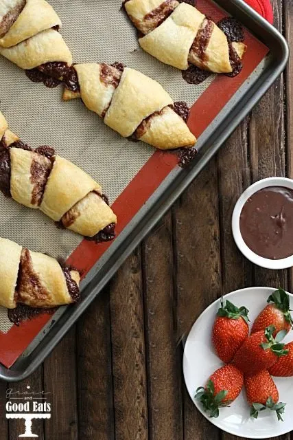 Choco Nutella Croissants - Stay at Home Mum