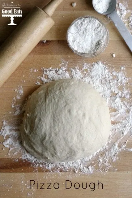 Homemade Pizza Dough - Grace and Good Eats