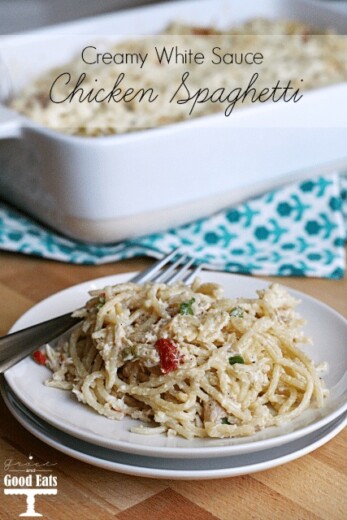 Chicken Spaghetti - Grace and Good Eats