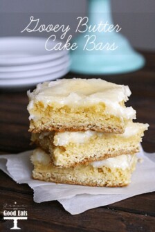 Ooey Gooey Butter Bars Recipe - Grace and Good Eats