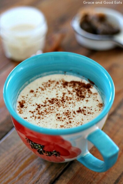 Chai Tea Latte Recipe (with Spiced Cream!) - Grace and Good Eats