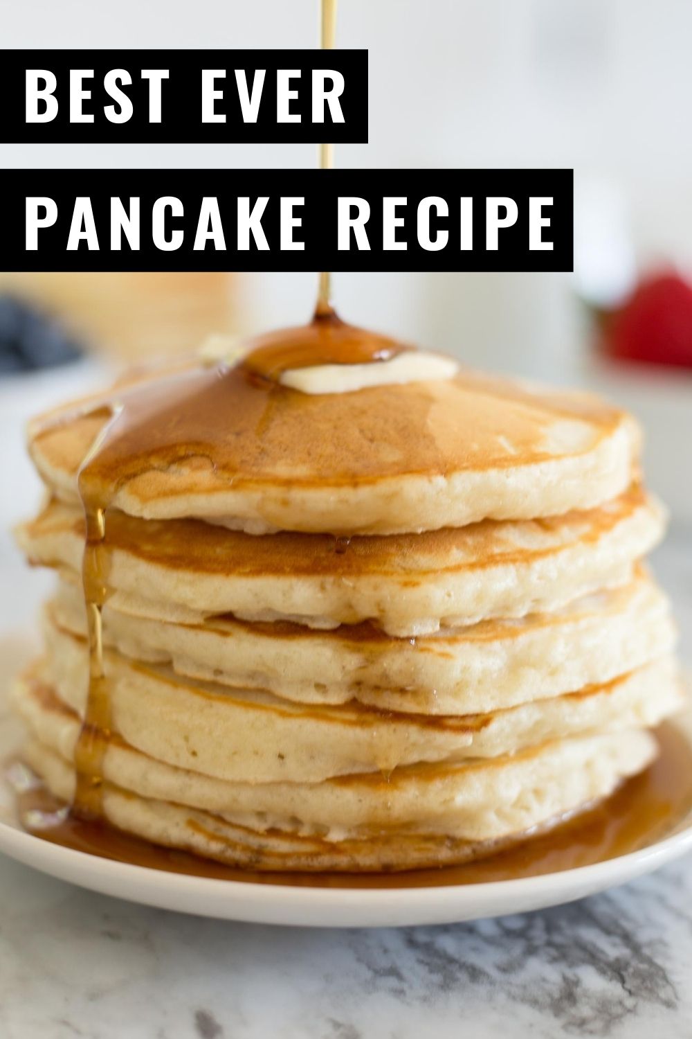 Best Ever Homemade Pancakes Recipe - Grace and Good Eats