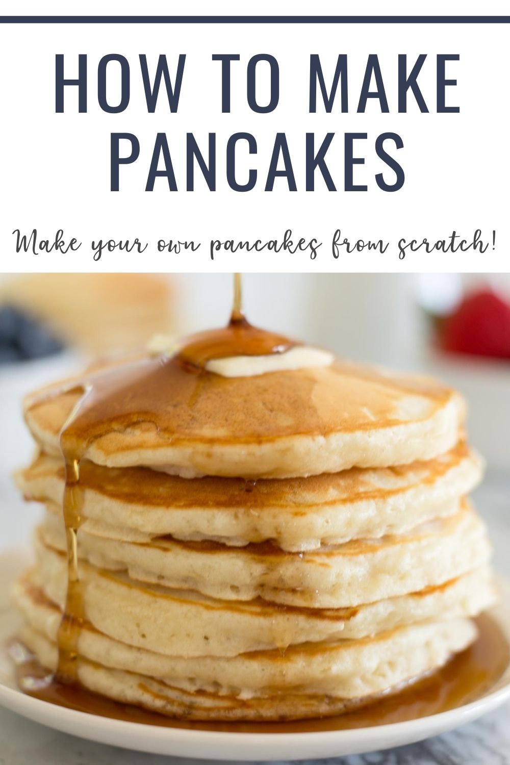 Best Ever Homemade Pancakes Recipe - Grace and Good Eats