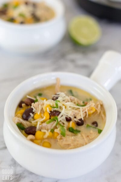 Green Chile Chicken Soup - Grace and Good Eats