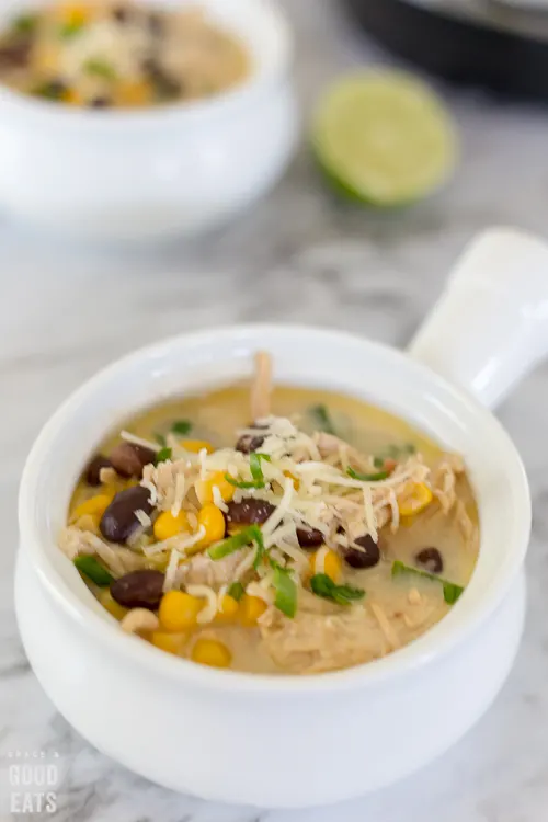 Green Chile Chicken Soup - My Texas Kitchen